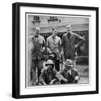 Members of the British Everest Expedition Pose for a Photograph-null-Framed Photographic Print