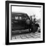 Members of the Brooklyn Dodgers Baseball Team Climb onto a Bus During Spring Training, 1942-William Vandivert-Framed Photographic Print