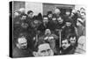 Members of the Central Committee Carrying Lenin's Coffin, 27 January, 1924-null-Stretched Canvas