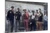 Members of the Chicago Street Gang Called 'The Blackstone Rangers', Chicago, IL, 1968-Declan Haun-Mounted Photographic Print