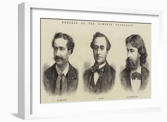 Members of the Comedie Francaise-null-Framed Giclee Print