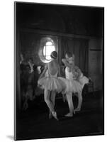 Members of the Corps de Ballet of the Paris Opera Attending Rehearsal of "Swan Lake"-Alfred Eisenstaedt-Mounted Photographic Print
