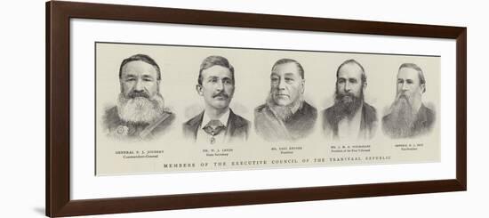 Members of the Executive Council of the Transvaal Republic-null-Framed Premium Giclee Print