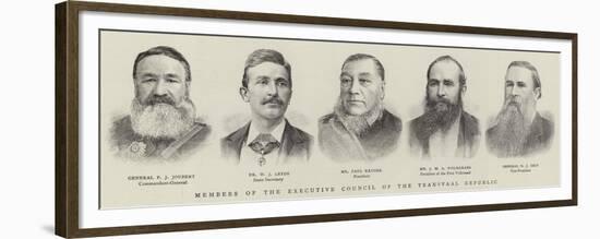 Members of the Executive Council of the Transvaal Republic-null-Framed Premium Giclee Print