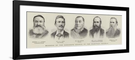 Members of the Executive Council of the Transvaal Republic-null-Framed Premium Giclee Print