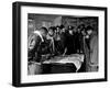 Members of the Famed Tuskegee Airmen Looking at a Flight Map During a Training Class-null-Framed Photographic Print