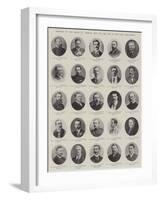 Members of the House of Commons Who Did Not Sit in the Last Parliament-null-Framed Giclee Print