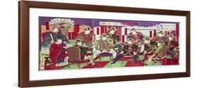 Members of the Japanese Government Discussing the Invasion of Korea-null-Framed Giclee Print