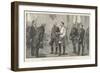 Members of the Labour Conference at Berlin Presented to the Prince of Wales-null-Framed Giclee Print