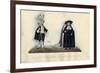 Members of the Municipal Corps in Grand Galla Dress of Deep Mourning-null-Framed Giclee Print