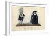 Members of the Municipal Corps in Grand Galla Dress of Deep Mourning-null-Framed Giclee Print