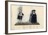 Members of the Municipal Corps in Grand Galla Dress of Deep Mourning-null-Framed Giclee Print