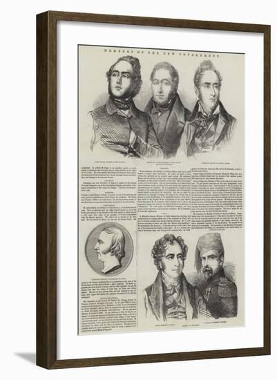 Members of the New Government-Charles Baugniet-Framed Giclee Print