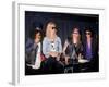 Members of the Rock Group Guns N' Roses Slash, Duff Mckagan, Axl Rose and Izzy Stradlin-null-Framed Premium Photographic Print