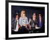 Members of the Rock Group Guns N' Roses Slash, Duff Mckagan, Axl Rose and Izzy Stradlin-null-Framed Premium Photographic Print