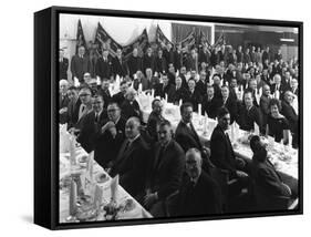 Members of the Royal Army Ordnance Corps (Raoc) Gather for their Annual Dinner, 1965-Michael Walters-Framed Stretched Canvas