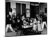 Members of the Sunbeam Club Hosting a Community Supper for Friends-Margaret Bourke-White-Mounted Photographic Print