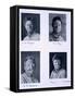 Members of the Terra Nova Expedition-Herbert Ponting-Framed Stretched Canvas