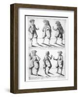 Members of the Tupinambras Tribe Taken to the King of France in Paris to be Baptised, 1613-Joachim Duviert-Framed Giclee Print