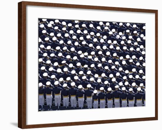 Members of the U.S. Air Force Academy-Stocktrek Images-Framed Photographic Print