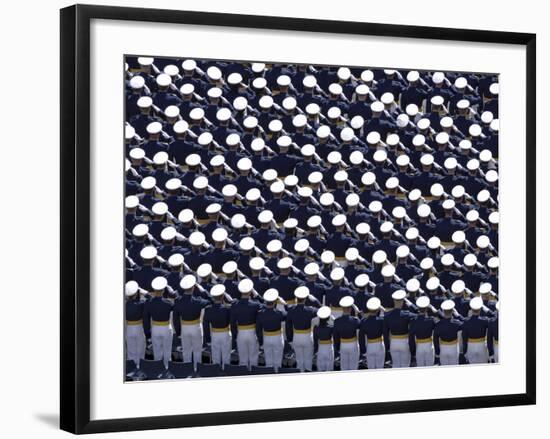 Members of the U.S. Air Force Academy-Stocktrek Images-Framed Photographic Print