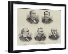 Members of the Venezuela Boundary Commission Appointed by President Cleveland-null-Framed Giclee Print
