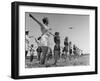 Members of the Women's Flying Training Detachment For All Civilian Women's Auxiliary Ferry Squadron-Peter Stackpole-Framed Photographic Print