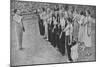 Members of the Women's Volunteer Defence Corps Being Trained in Rifle Drill, World War II, 1940-null-Mounted Giclee Print