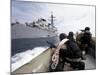 Members of Visit, Board, Search and Seizure Team Approach their Ship in Preparation for Mock Drill-Stocktrek Images-Mounted Photographic Print