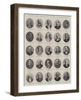 Members Who Did Not Sit in the Last Parliament-null-Framed Giclee Print