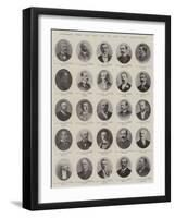 Members Who Did Not Sit in the Last Parliament-null-Framed Giclee Print