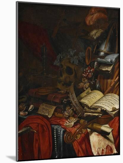 Memento Mori-Vincent Laurensz van der Vinne-Mounted Giclee Print