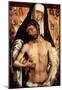 Memling Maria with Dying Christ Art Print Poster-null-Mounted Poster