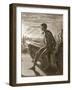 Memnon's Statue, 1731 (Engraving)-Bernard Picart-Framed Giclee Print