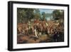 Memorandum of the Start of the Exploring Expedition, 1860-Nicholas Chevalier-Framed Giclee Print