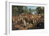 Memorandum of the Start of the Exploring Expedition, 1860-Nicholas Chevalier-Framed Giclee Print