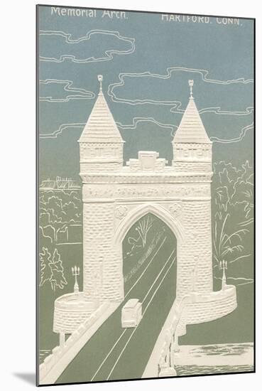 Memorial Arch, Hartford, Connecticut-null-Mounted Art Print