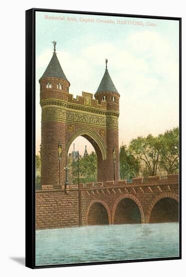 Memorial Arch, Hartford, Connecticut-null-Framed Stretched Canvas