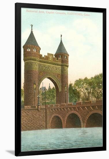 Memorial Arch, Hartford, Connecticut-null-Framed Art Print