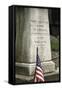 Memorial at Paul Revere's Grave in the Old Granary Burying Ground in Boston-John Woodworth-Framed Stretched Canvas