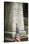 Memorial at Paul Revere's Grave in the Old Granary Burying Ground in Boston-John Woodworth-Stretched Canvas