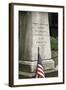 Memorial at Paul Revere's Grave in the Old Granary Burying Ground in Boston-John Woodworth-Framed Photographic Print