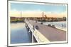 Memorial Bridge over Fox River, Aurora-null-Mounted Art Print