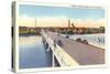 Memorial Bridge over Fox River, Aurora-null-Stretched Canvas