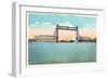 Memorial Bridge, Portsmouth, New Hampshire-null-Framed Art Print