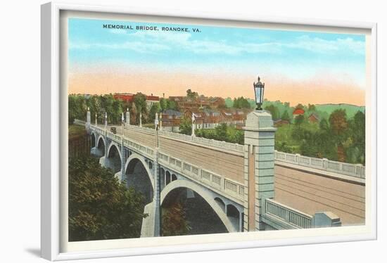 Memorial Bridge, Roanoke, Virginia-null-Framed Art Print