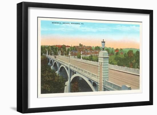 Memorial Bridge, Roanoke, Virginia-null-Framed Art Print