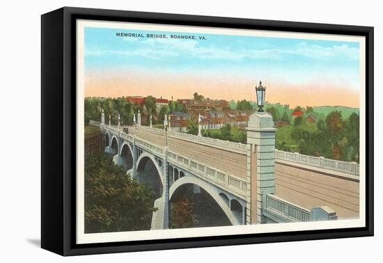 Memorial Bridge, Roanoke, Virginia-null-Framed Stretched Canvas