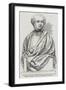 Memorial Bust of Joseph Bailey-null-Framed Giclee Print