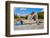 Memorial Cenotaph in Hiroshima Peace Park-coward_lion-Framed Photographic Print